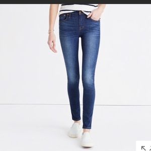Madewell High Rise Skinny Jeans in Polly wash